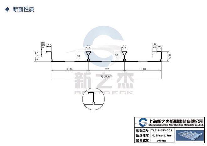 开云APP：YXB54-185-565闭口楼承板多少钱一平？官方回应来了！(图1)